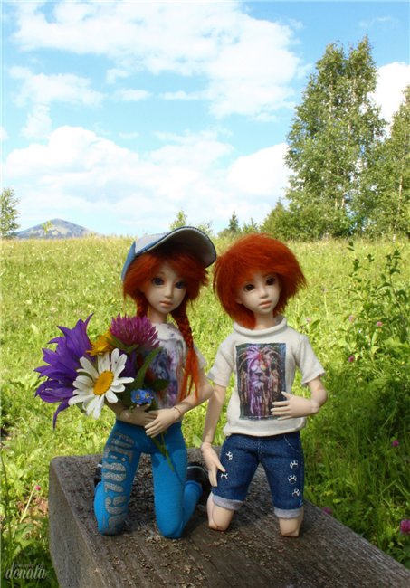 Кинко и Ринри: привет из Буковели! Nano Haruka & Pure Neemo Azone XS white, OOAK by Tocho, outfit by Yumiko Mikoto