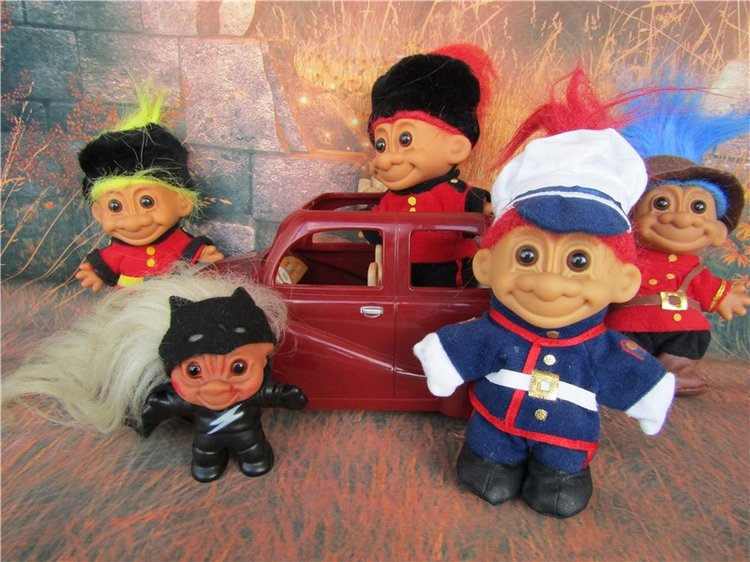 Да здравствуют подарки — Игрушки Тролли (Trolls): винтажные Dam и Russ (фото 10)