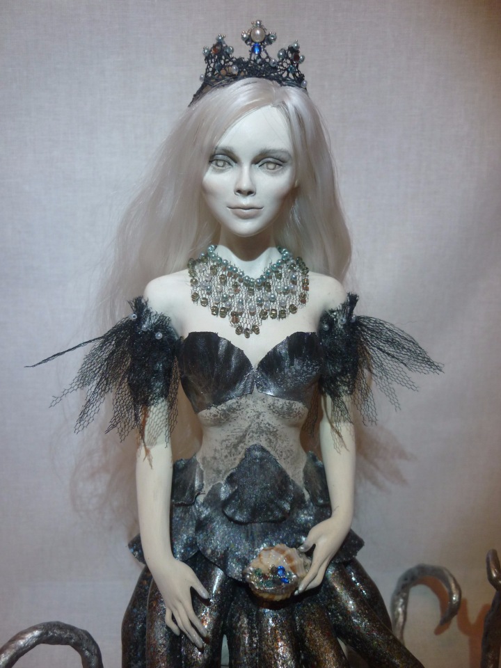 Морская царевна. Авторская кукла ручной работы