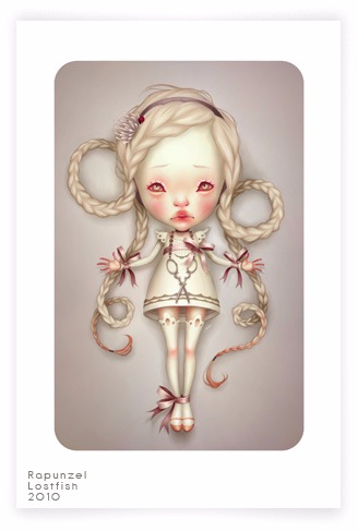 Сюрреалистические иллюстрации французской художницы Элоди LostFish или еще раз об Алисе