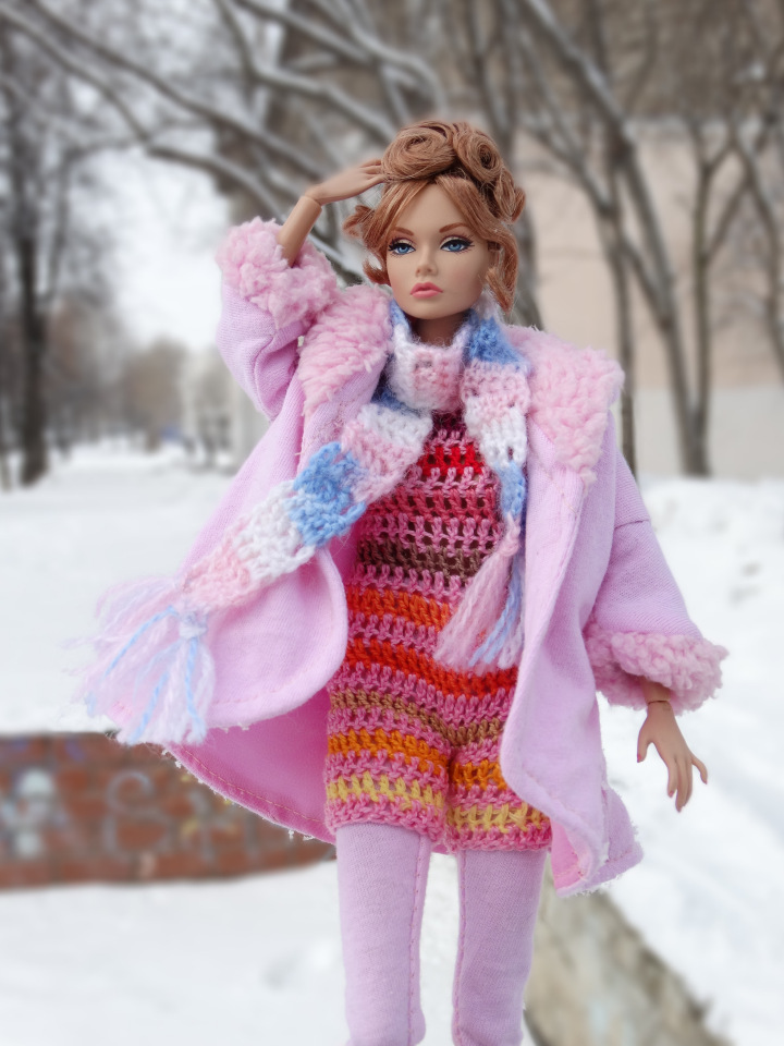 Зима вернулась! Прогулка Поппи - Корри, Fashion Royalty (фото 7)