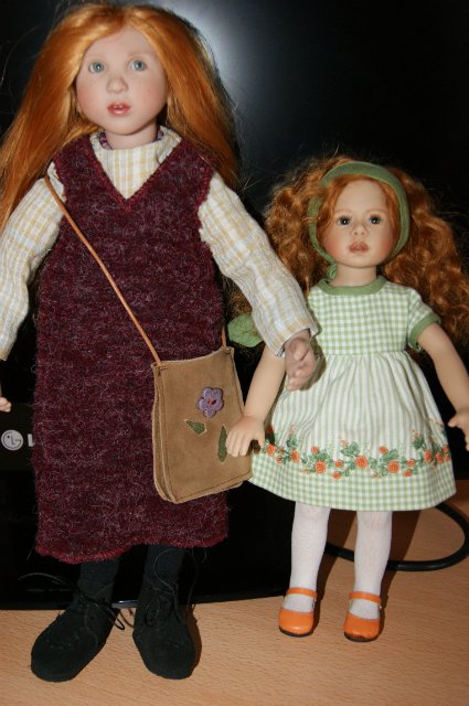 Коллекционная кукла Amelie - мое рыжее облачко (фото 7)