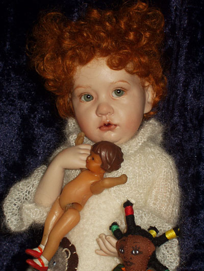 Замечательная коллекция кукол известного мастера. Авторские куклы Beatrice Perini dolls, Беатрис Перини