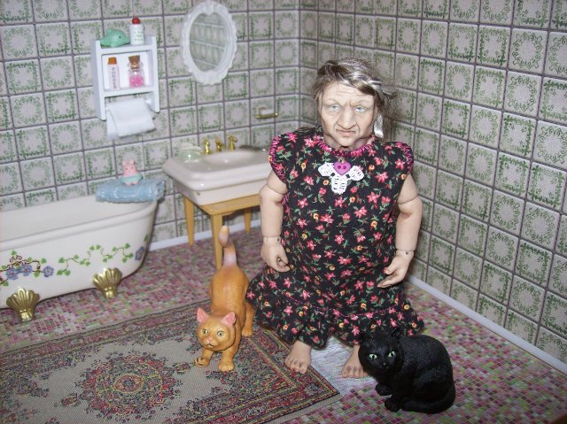 Кукольный дом для Веры Фёдоровны. Миниатюра