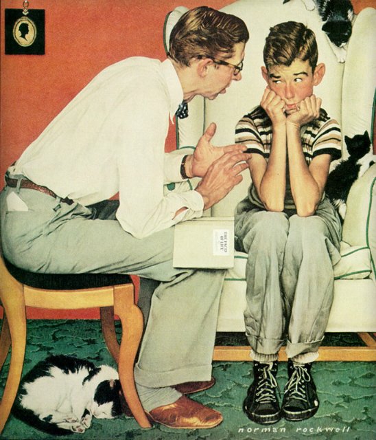 Марк Твен американской живописи. Лиричная и живая старая Америка Нормана Роквелла