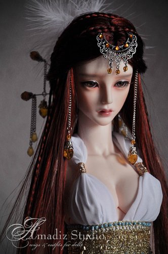 Невероятные парики для кукол БЖД от: Amadiz Studio