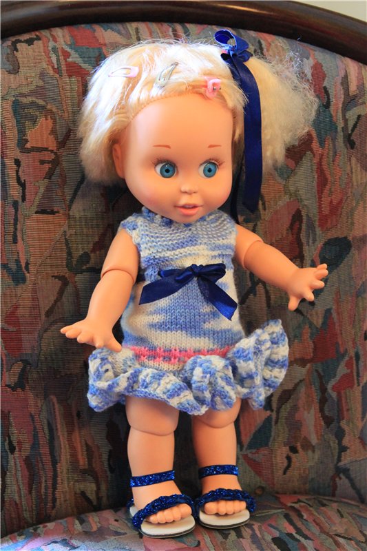 Командировка в Данию фейсинки (Galoob Baby Face doll) 2