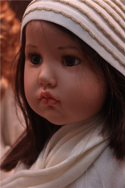 Hilderard Gunzel на выставке "Искусство куклы" в Гостином дворе