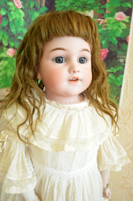 Моя "столетняя девочка" антикварная кукла