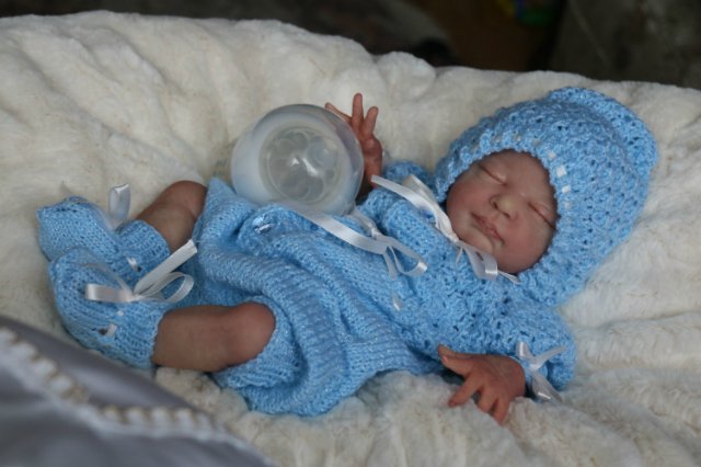 Спящая малышка Рози 2. Куколка реборн Виктории Вишни