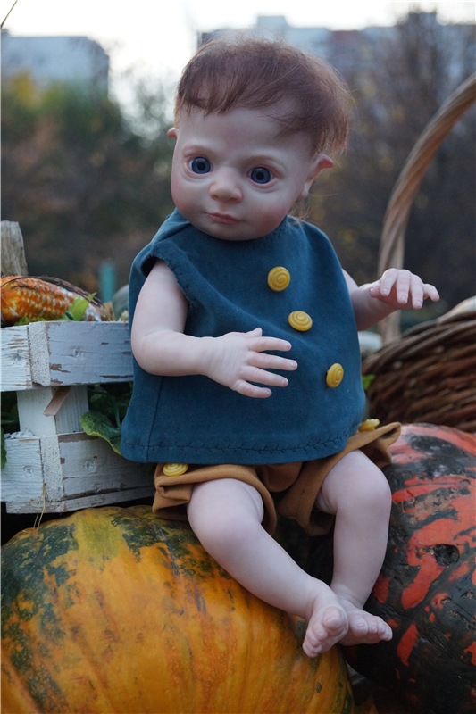 Осенний эльфик Ждан-кукла реборн Рязановой Елены (фото 6)