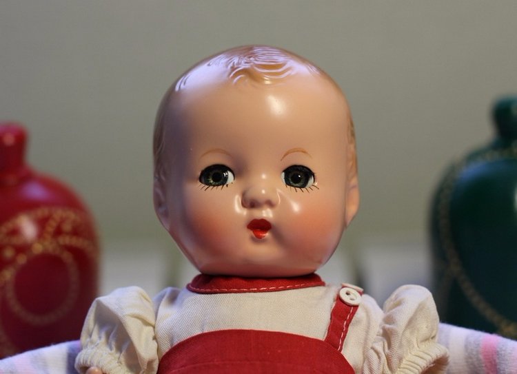 Вставляем глазки малышу Patsy Babyette от Effanbee