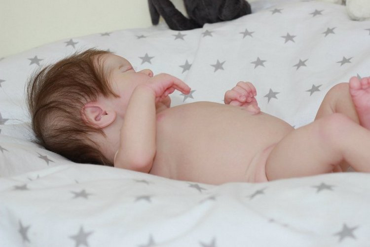 Маленькая бусинка Америкус, кукла реборн Беспаловои Жанны