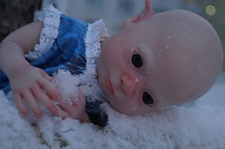 Зимний эльф Снежан — Куклы Реборн (Reborn): работы мастеров