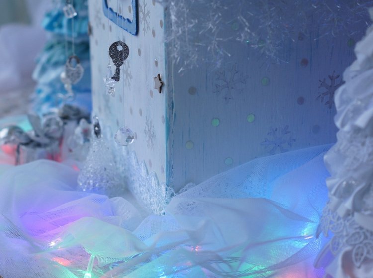 Снежный домик для Новогоднего интерьера (фото 5)