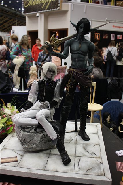 Дом, где бывают куклы. Выставка кукол на Тишинке 2012