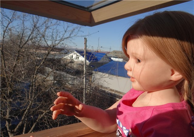 Мечтательница Ника. Кукла реборн Елены Ядриной