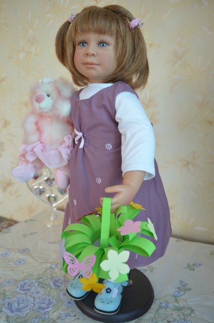 Такую вы точно не встречали, кукла Нели от Hiltrud Schwing (фото 6)