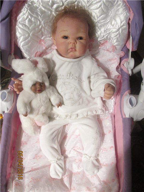 Милая щекастик реборн Пэрис (фото 3)