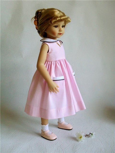 "Кто может быть тебя прелестней?!" Джейми и платье "Голубка". Куклы Maru & friends