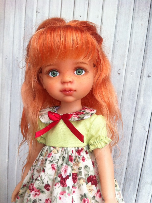 Рыжий, рыжий, конопатый — ООАК Paola Reina (Паола Рейна) и испанских кукол: перерисовка (фото 9)