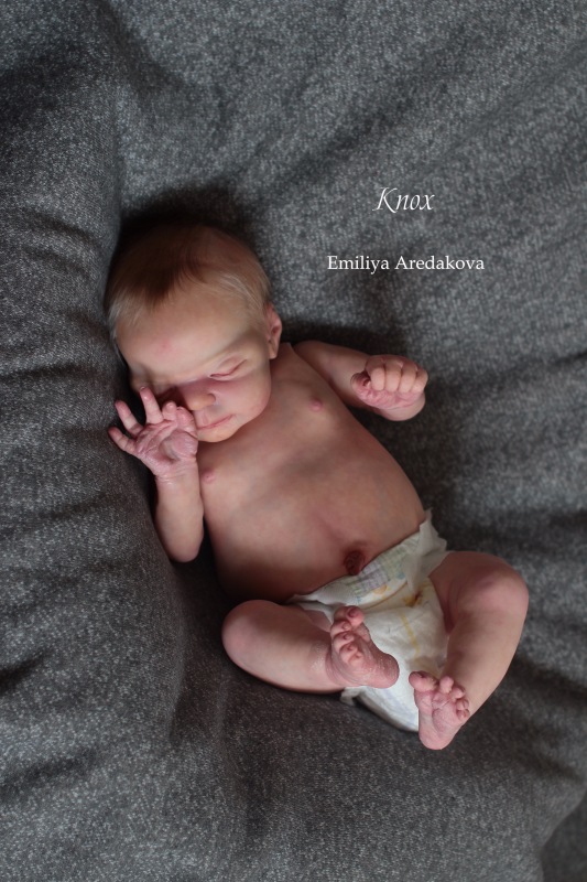 Мой реалистичный малыш реборн из молда Knox. Кукла Эмилии Аредаковой