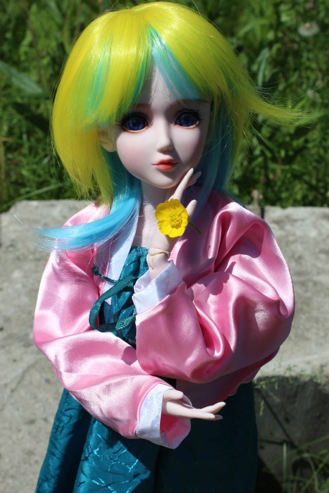 Яркое лето с Анжеликой - Кукла Звезда подиума. ООАК, 5-ый молд, 60 см