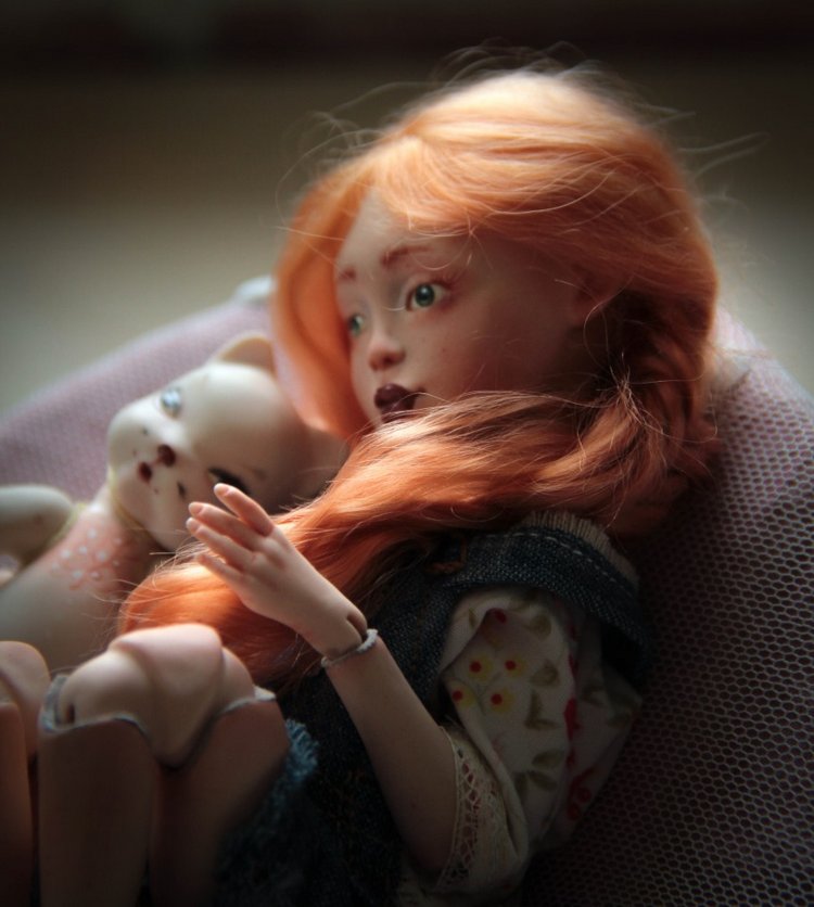 Новый наряд для Анариэль — Авторские шарнирные куклы своими руками: лепка