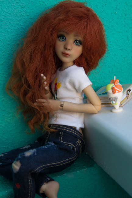 Моя "жемчужинка" Женька. Авторская шарнирная кукла Pearl Ирины Поздняковой P.I.A.Dolls