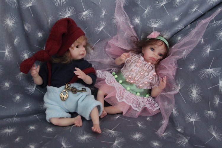 Эльфёныши, кукла-реборн Элины Кудрявцевой