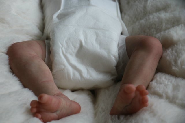 Спящая малышка Рози 2. Куколка реборн Виктории Вишни