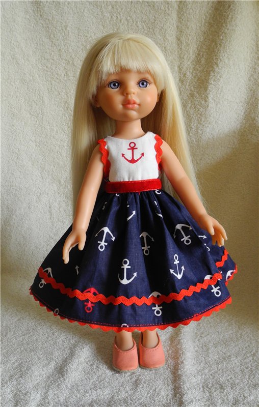 Опять морская тема — Одежда и обувь для кукол своими руками: фото