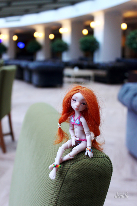 Как Фиби в отпуск съездила. Авторская бжд-мышка Лидии Снуль