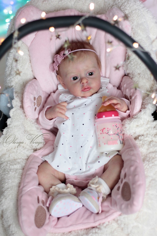 Моя Хлоя, мой любознательный Совенок, кукла реборн Олеси Венгер