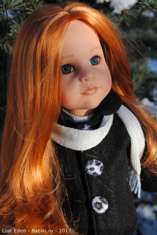 Самая красивая Рыжая. Сара с собачкой 2009 г от Gotz