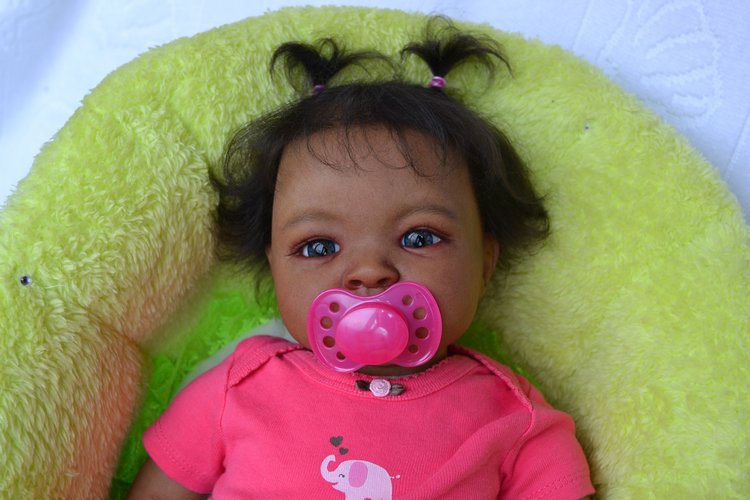 Экзотическая малышка Шаяночка. Куклы реборн Прохоровой Виктории (фото 2)