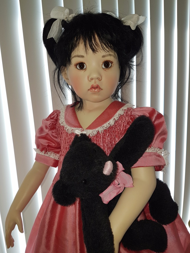 Пасхальная встреча в магазине кукол Хильдегард Гюнзел. Новая коллекция из резин 2017. Азиаточка Tian Yu