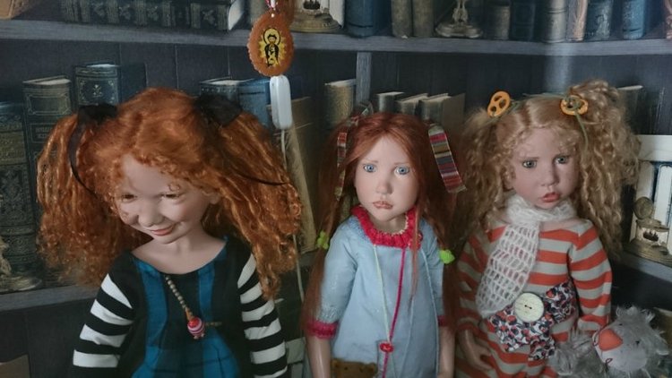 Луночка, Коринна, Элоди - три совершенно разные, но очень дружные девочки - цвергуши