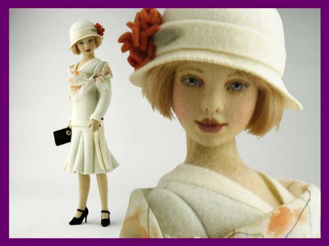 Валянные куклы из шерсти Мэгги Яконо, Maggie Iacono dolls (фото 6)