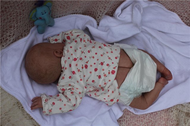 Малышка Дианочка. Кукла-реборн Виктории Бард (фото 4)