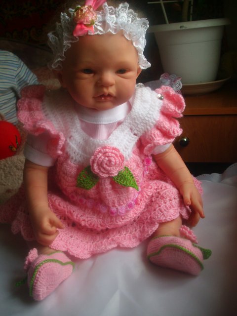 Моя малышка Снежинка дома! Реалистичная кукла реборн