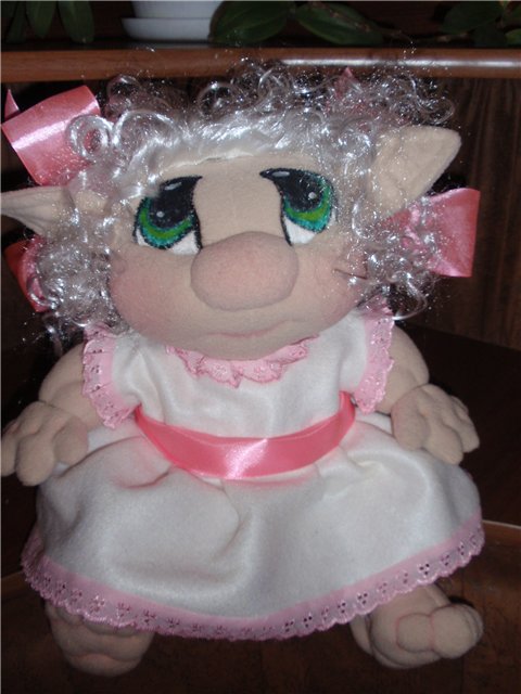 Троллик Кузя и его маленькая сестричка кудряшка Сью. Авторские игрушки Юлии Воздвиженской