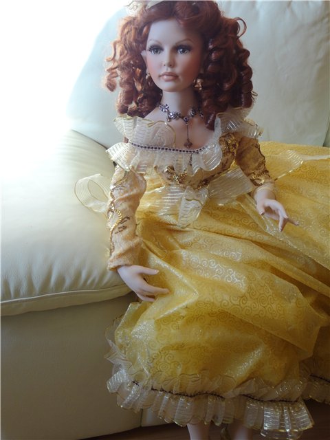 Ты провинилась...красотою! А это редкое богатство! Фарфоровая кукла Donna Rubert - София