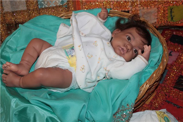 Кофе с молоком. Мой первый этно-реборн | Бэйбики Кофе с молоком. Мой первый этно-реборн (фото 2)