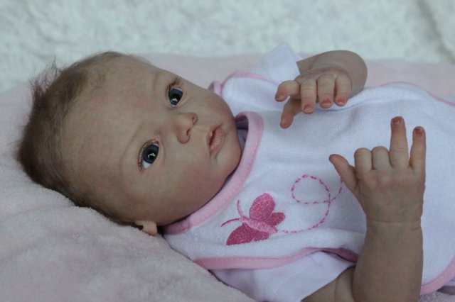 Ливиюшка 3. Куколка реборн Виктории Вишни (фото 4)