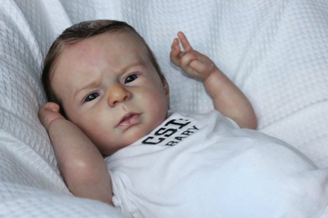 Меня аист принес, кукла реборн Беспаловои Жанны