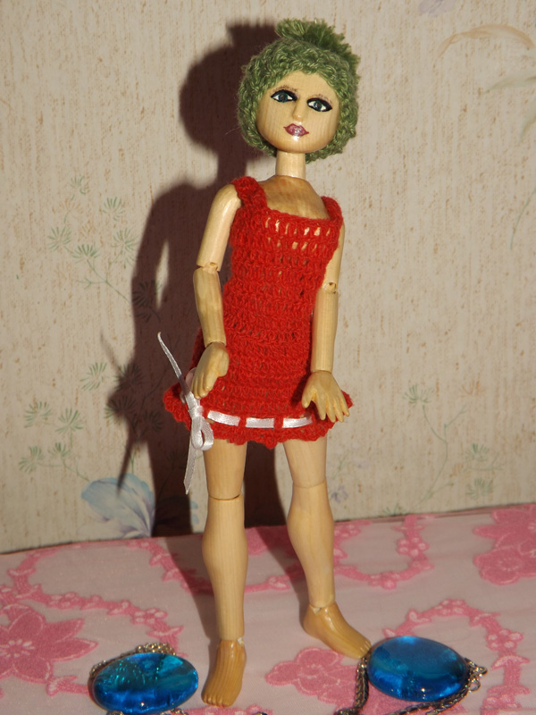 Кукла из дерева Зарина — Авторские куклы ручной работы: текстильные