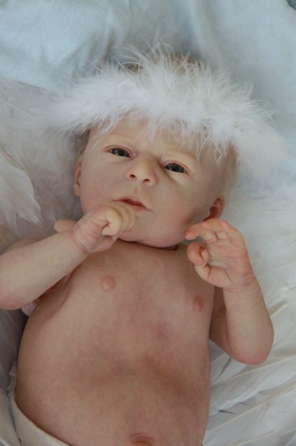 И еще один Ангелочек... Куколка реборн Вишни Виктории (фото 9)