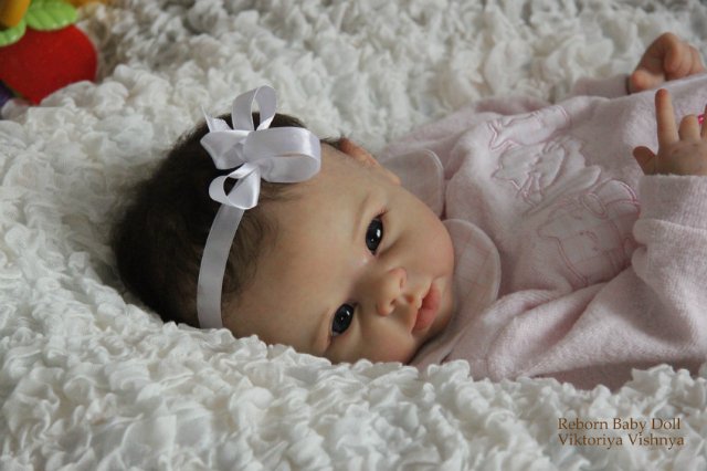 Девочка Кристочка... Куколка реборн Виктории Вишни