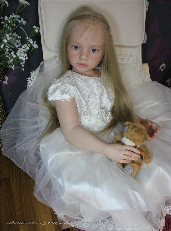 Алеся... Леся, Лесенька. Кукла реборн Анастасии Гангало